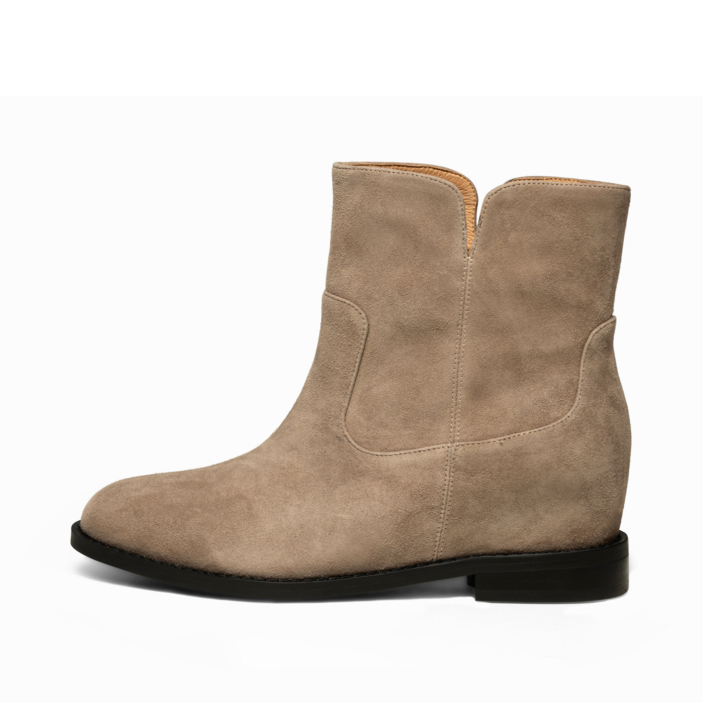 Beige suede hot sale boots women's