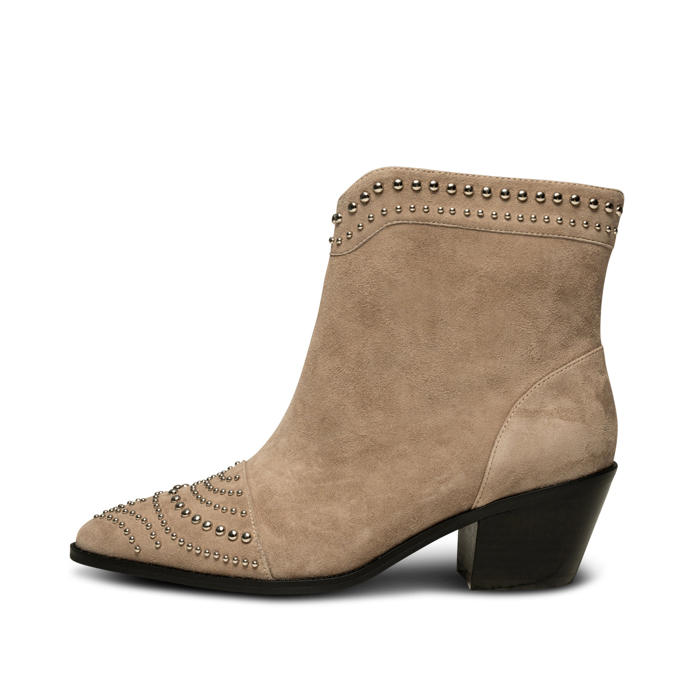 Annika western stud suede TAUPE SHOE THE BEAR UK