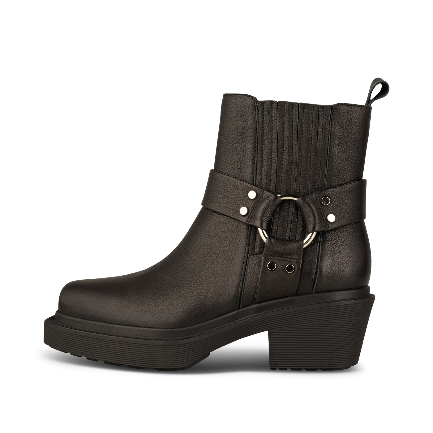 Heeled biker boots uk online