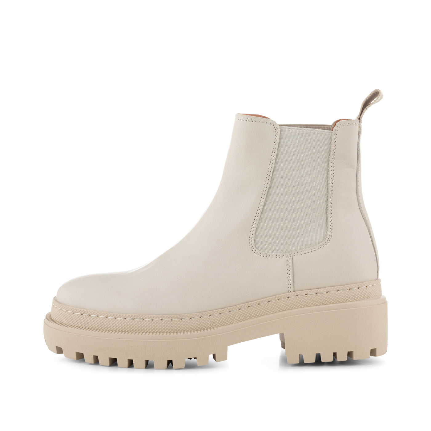 Women's off white leather boots 2025