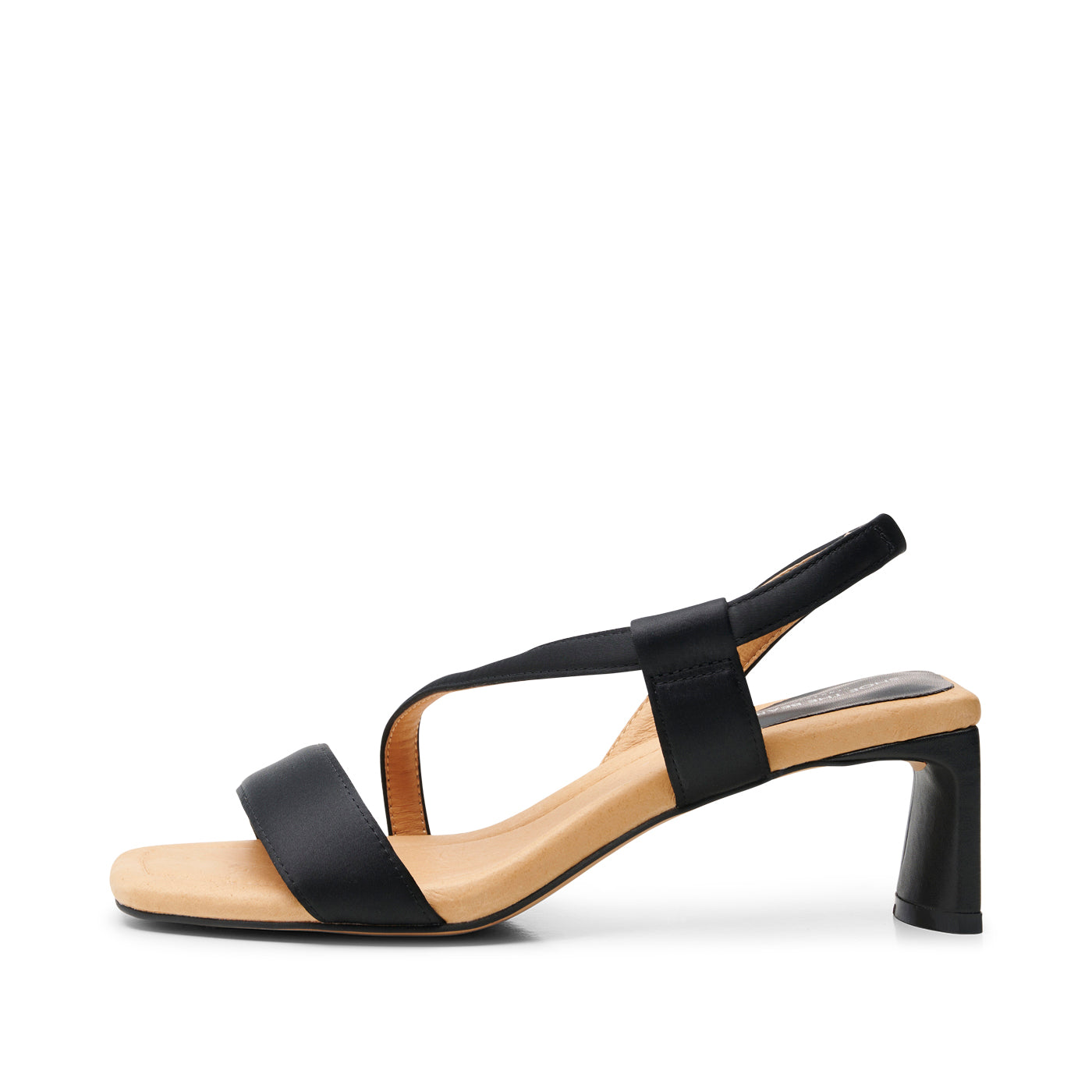 Sylvi sandal satin BLACK SATIN