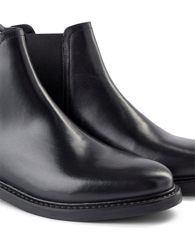 SHOE THE BEAR MENS Beyer Leather Chelsea Boot Chelsea Boots 110 BLACK