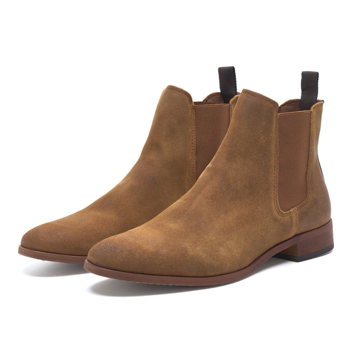 The Bear - Men\'s Dev Chelsea Suede Pull On Plain Toe Boots  - Sz 43 / 10 - Brown Shoe The Bear Dev Suede Chelsea Boots | Shopbop main image 3