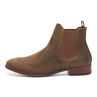 SHOE THE BEAR MENS Dev chelsea boot waxed Boots 153 CAMEL