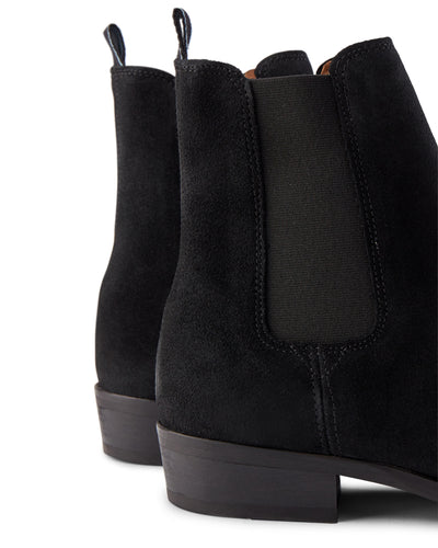 SHOE THE BEAR MENS Eli chelsea boot suede Boots 110 BLACK