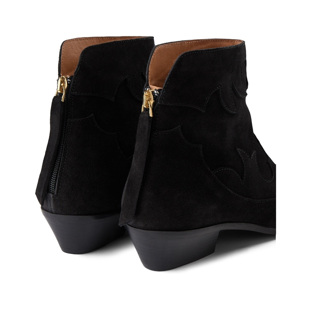SHOE THE BEAR WOMENS Miquita Suede Ankle Boot Ankle Boots 110 BLACK