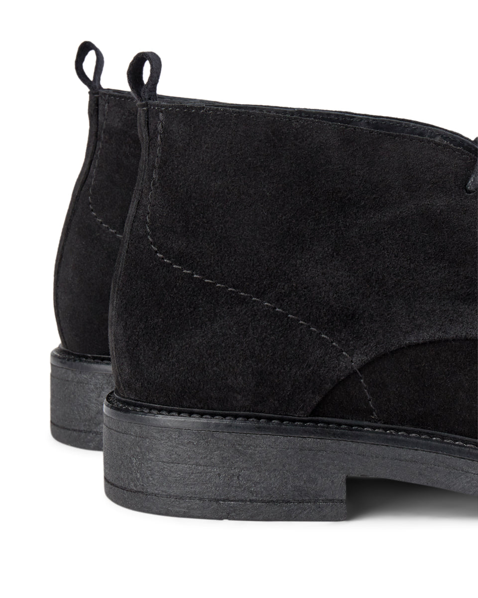 Mens black suede chukka boots uk online