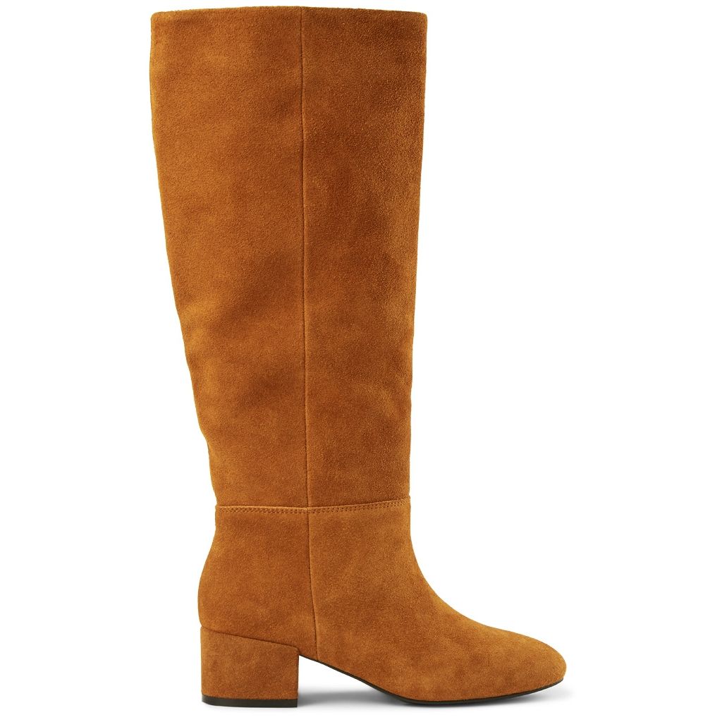 SHOE THE BEAR WOMENS Sophy Suede Knee High Boot Boots 130 BROWN