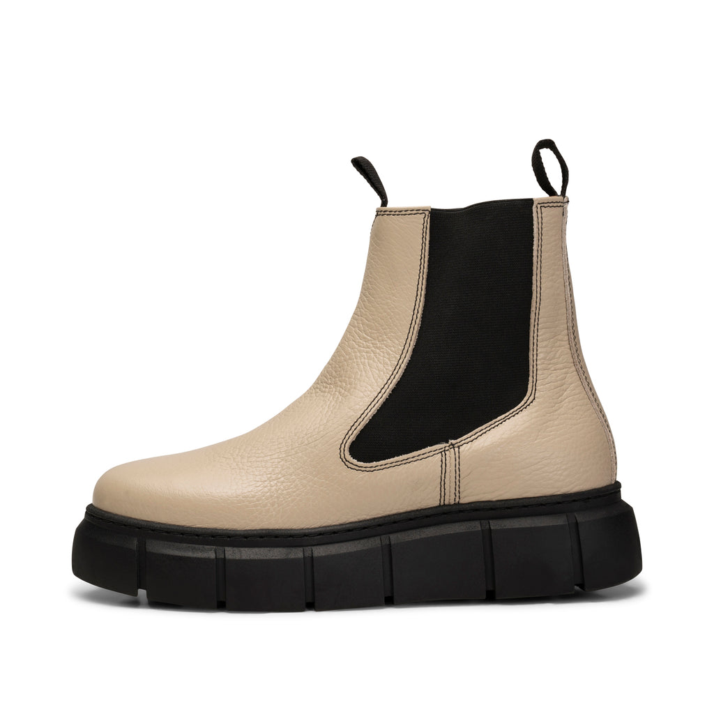 Tove chelsea boot leather BEIGE – SHOE THE BEAR UK