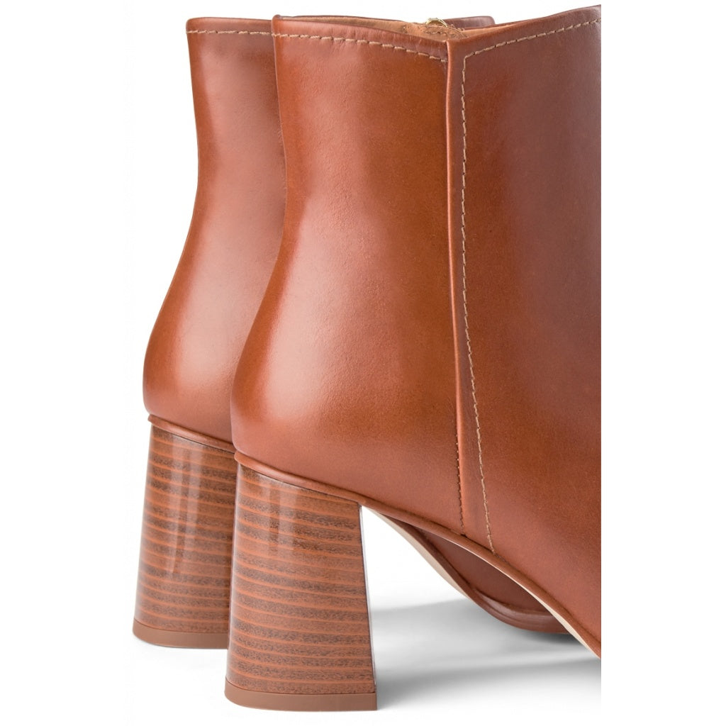 Tan leather ankle boots uk on sale