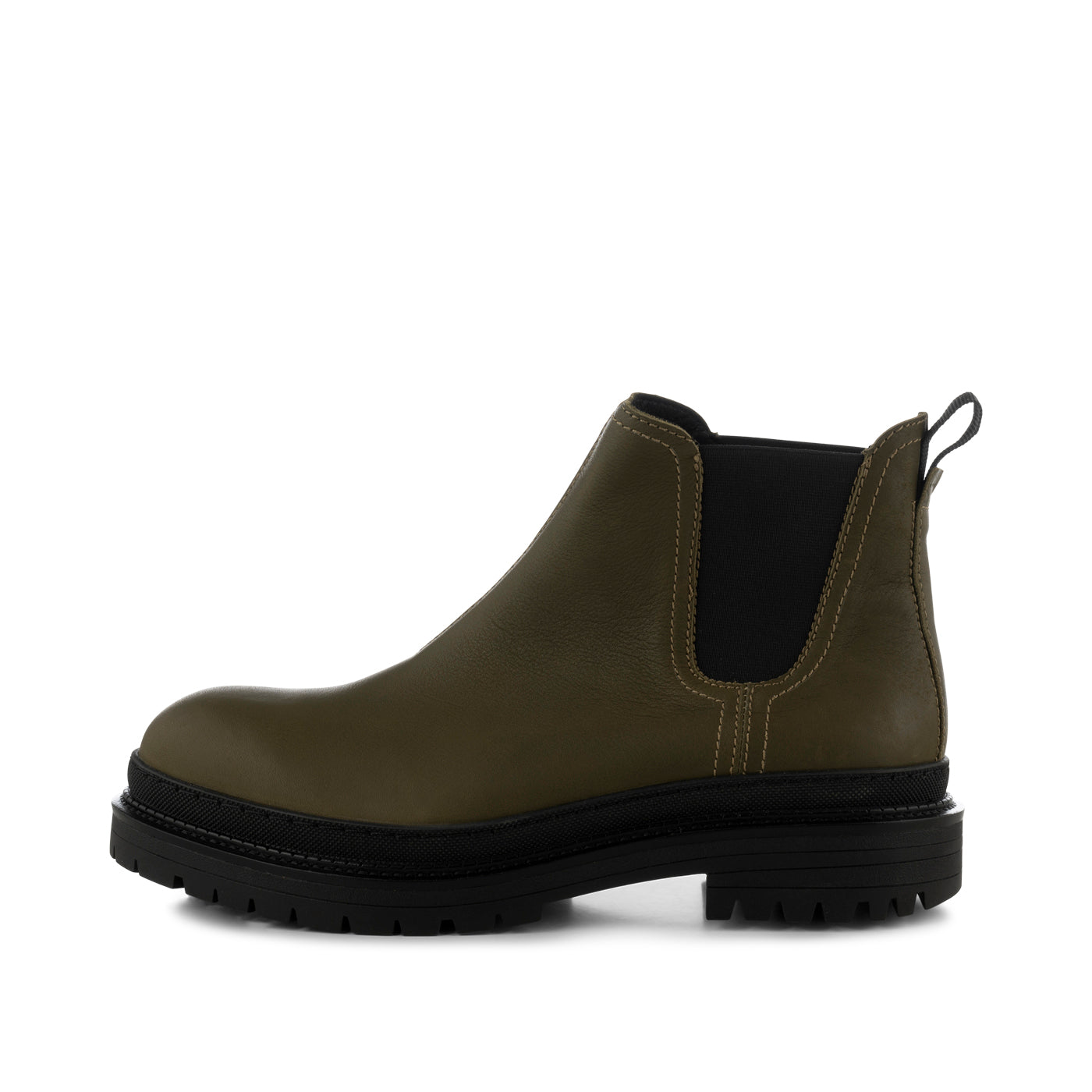 Arvid chelsea boot leather - MOSS GREEN – SHOE THE BEAR - UK
