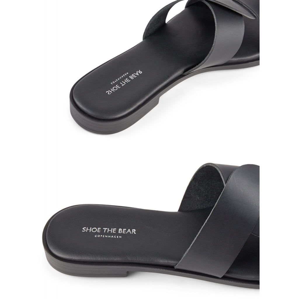 Bay sandal leather BLACK SHOE THE BEAR UK