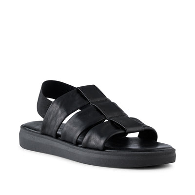 SHOE THE BEAR WOMENS Brenna sandal leather Sandals 110 BLACK