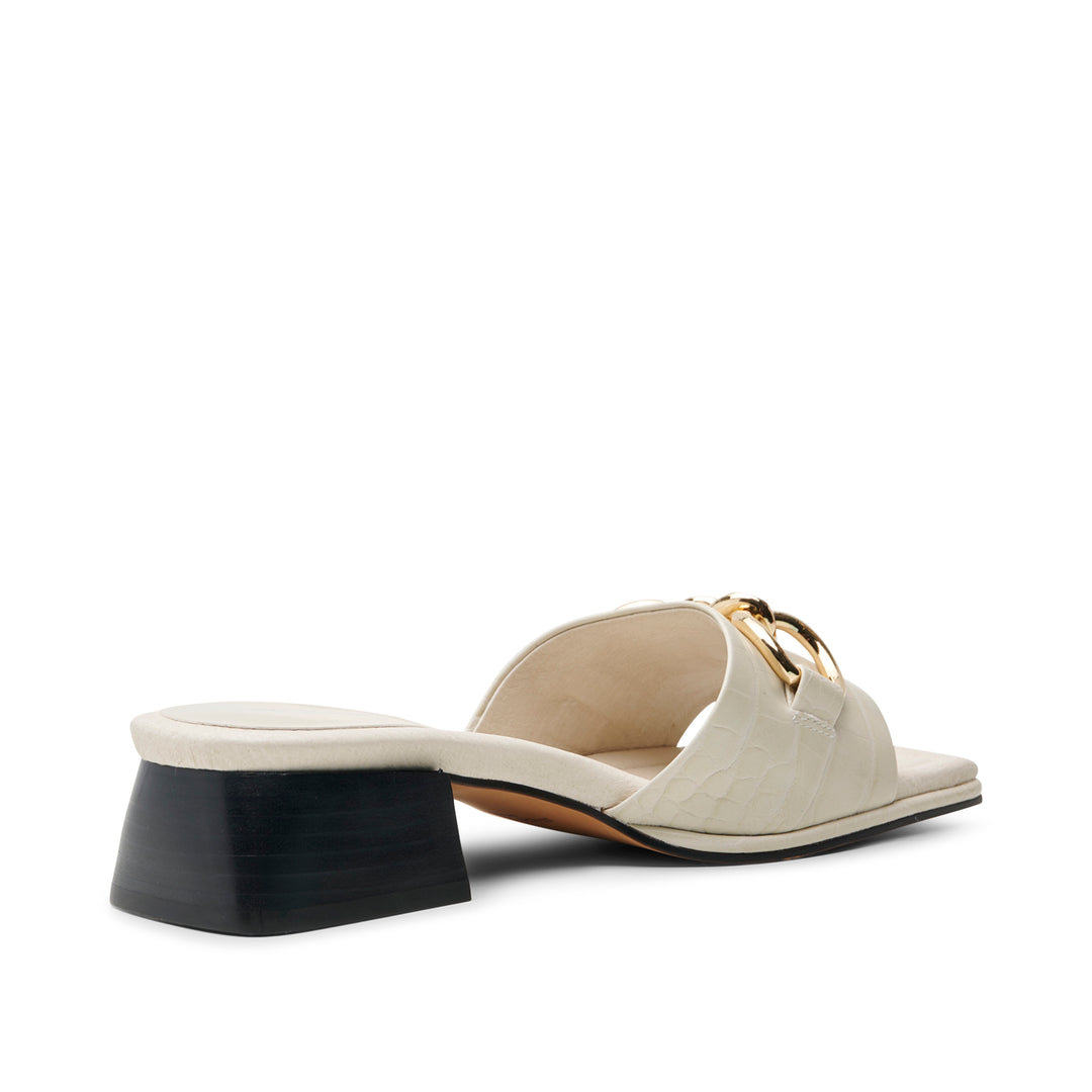 Colette mule leather OFF WHITE – SHOE THE BEAR UK