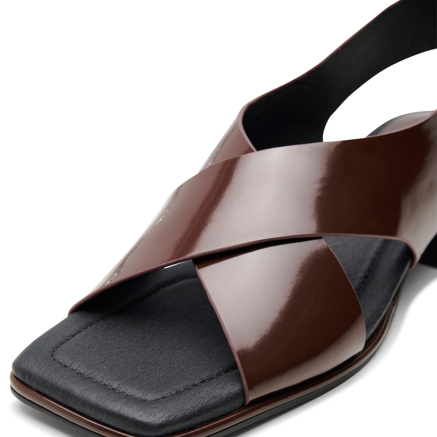 SHOE THE BEAR WOMENS Colette sandal leather Sandals 130 BROWN