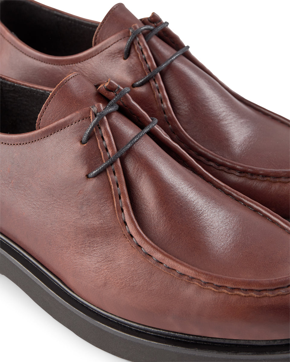 Cosmos apron shoe leather BROWN SHOE THE BEAR UK