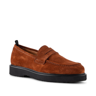 SHOE THE BEAR MENS Cosmos loafer suede Loafers 198 RUST
