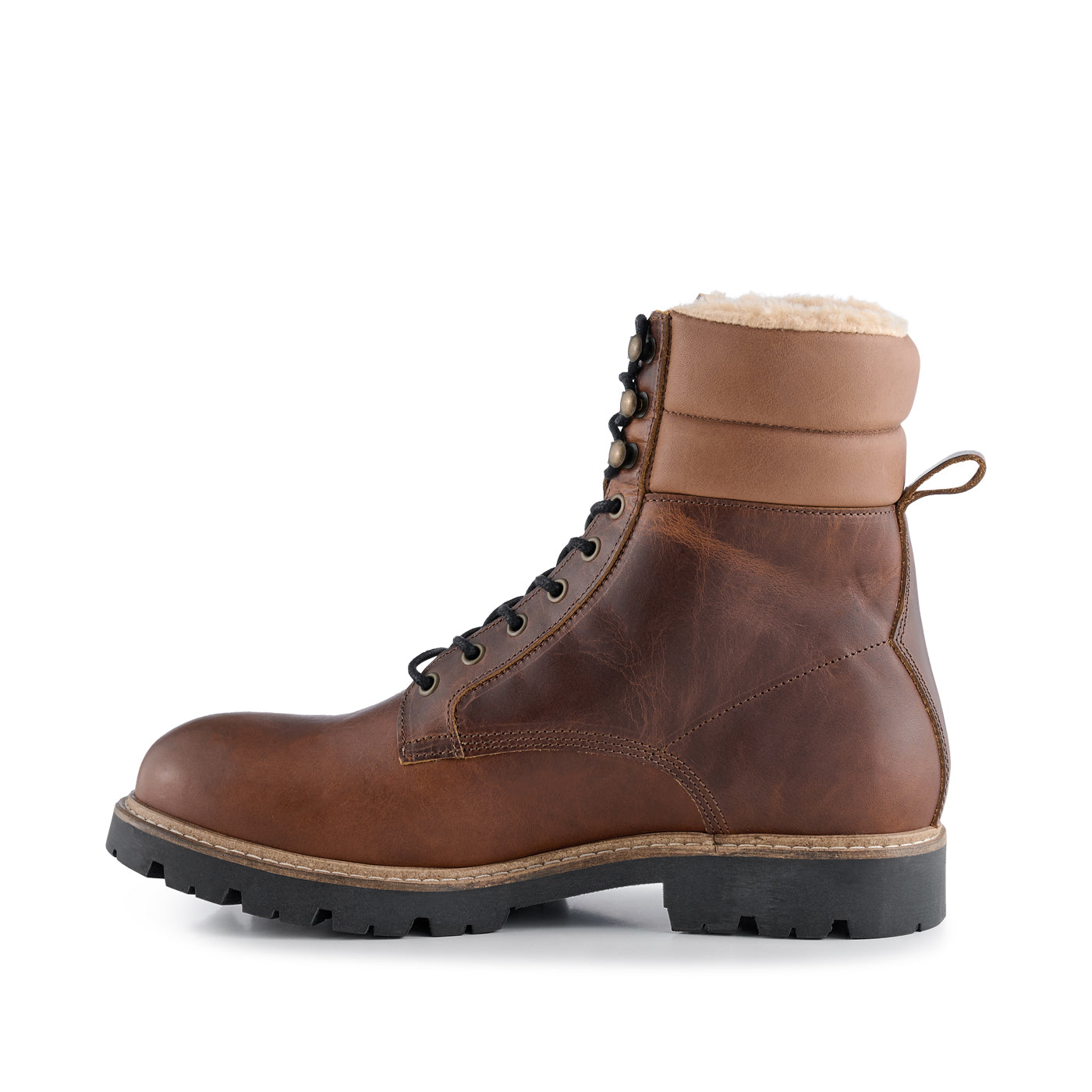 Cube warm boot leather TAN – SHOE THE BEAR UK