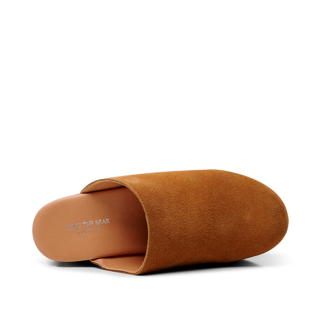 Dixie clog suede TAN – SHOE THE BEAR UK