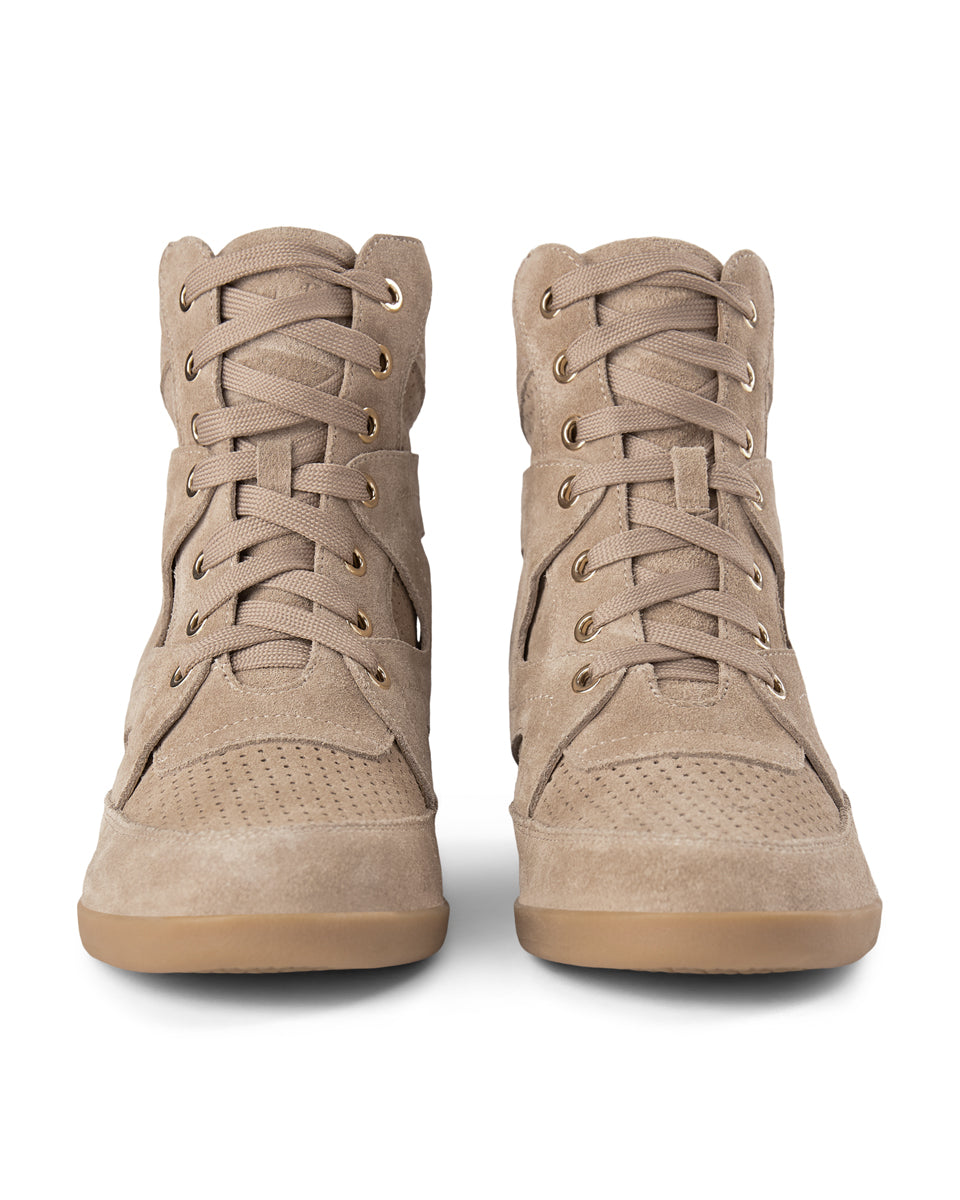 womens suede sneaker boots