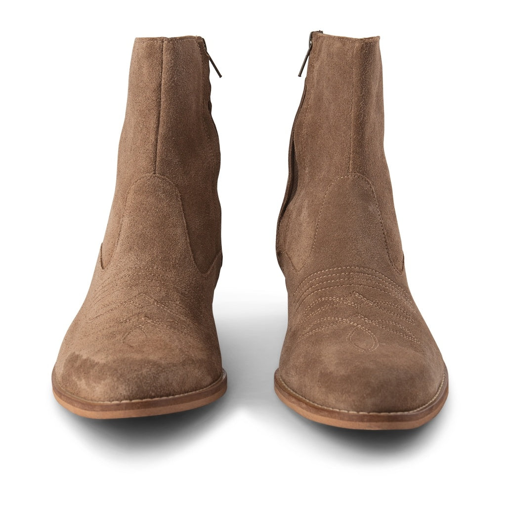 Enzo boot suede TAUPE