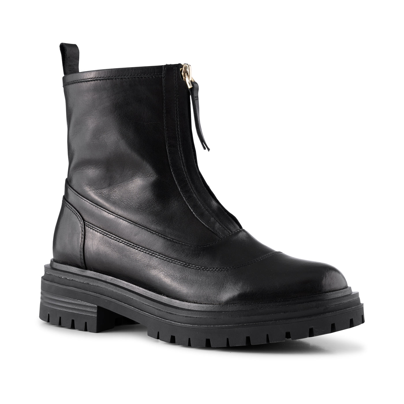 SHOE THE BEAR WOMENS Franka boot leather Boots 110 BLACK
