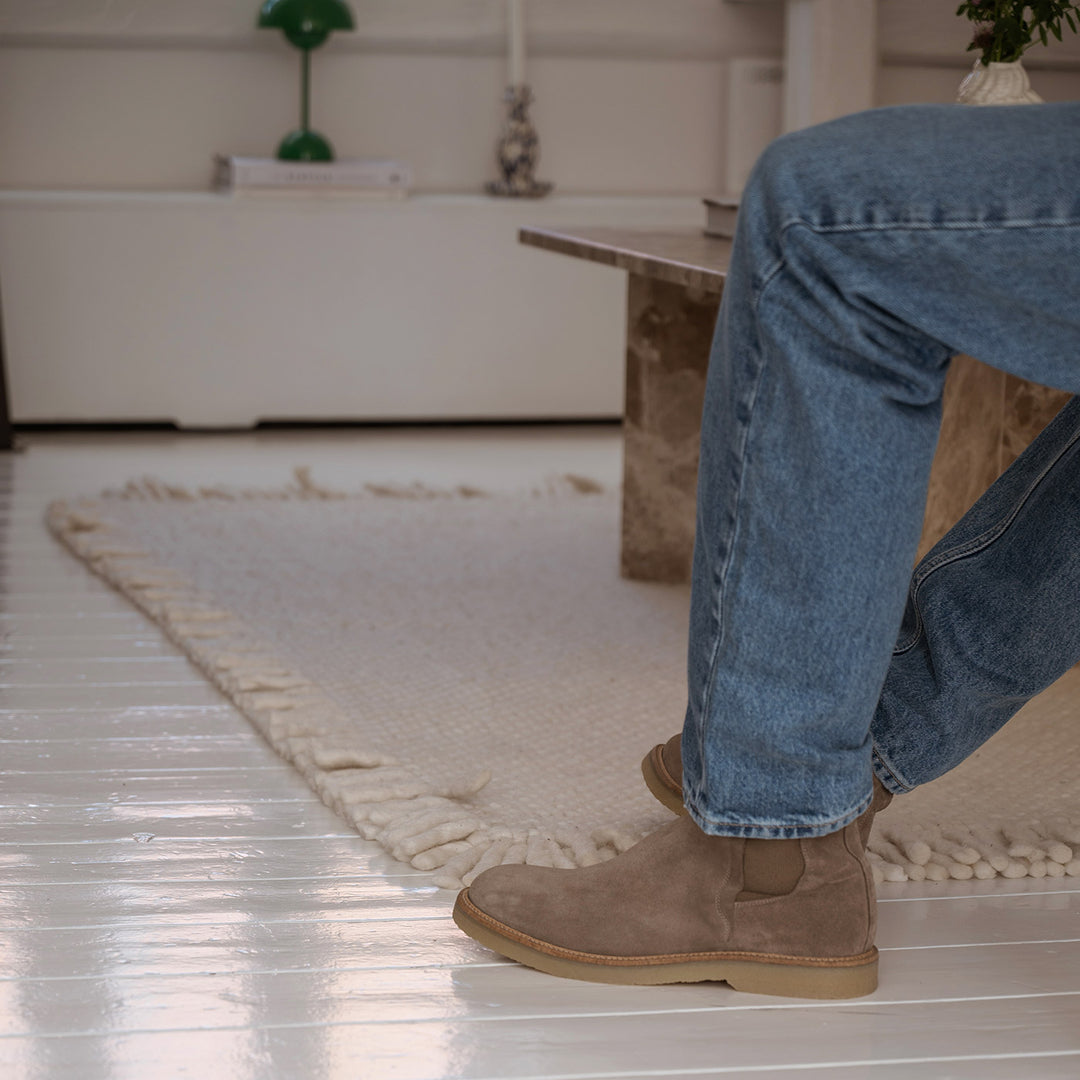 Mens chelsea boots taupe 2025