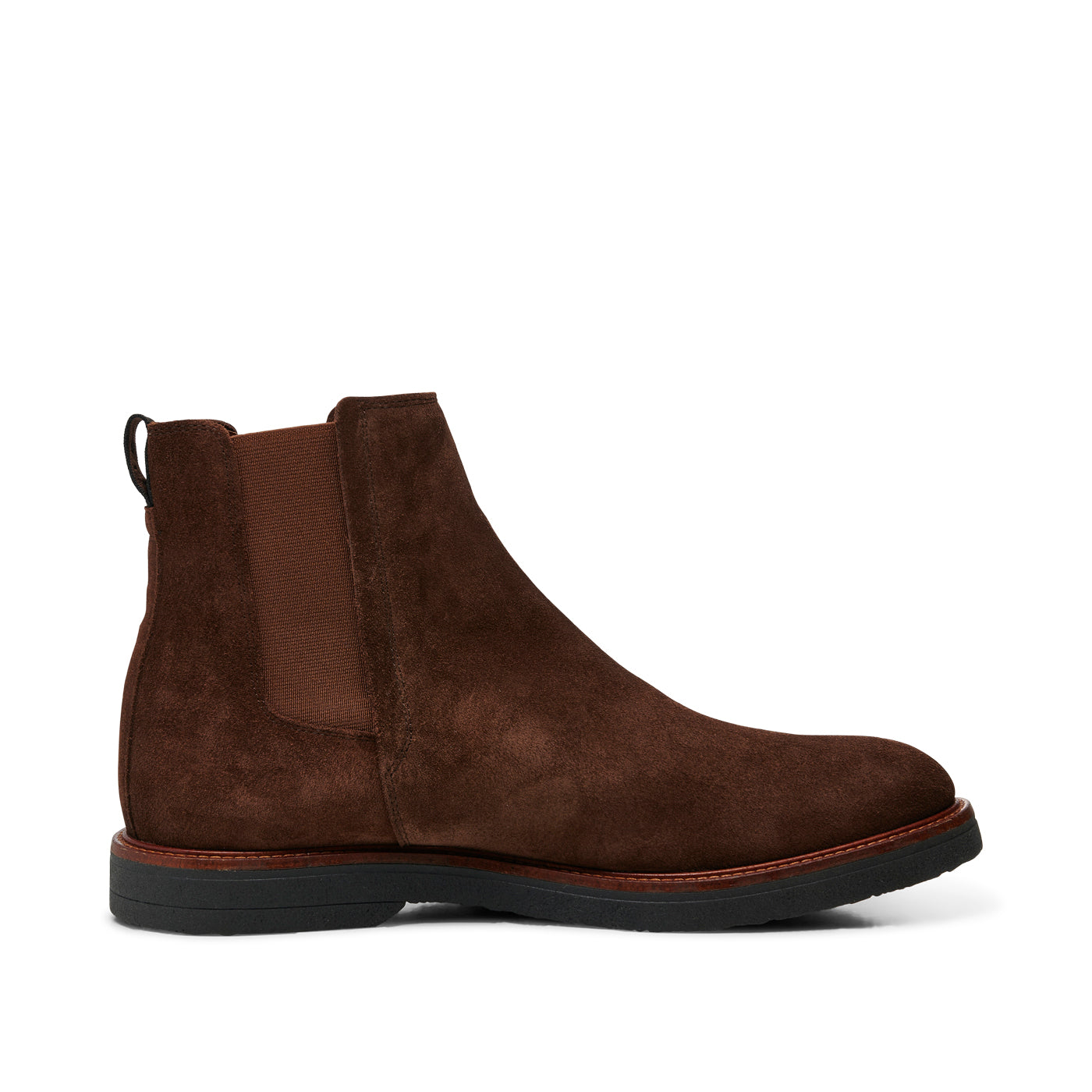 SHOE THE BEAR MENS Kip chelsea boot suede Boots 920 CHOCOLATE