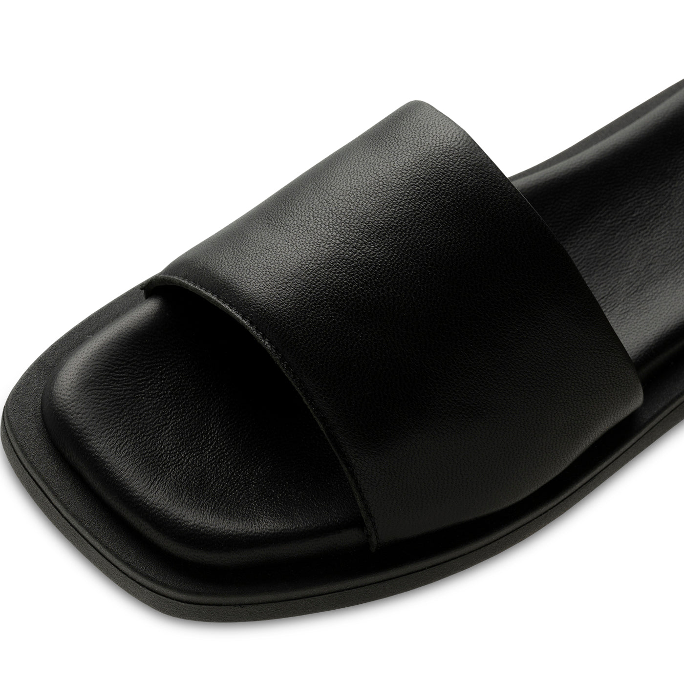 SHOE THE BEAR WOMENS Krista mule leather Sandals 110 BLACK