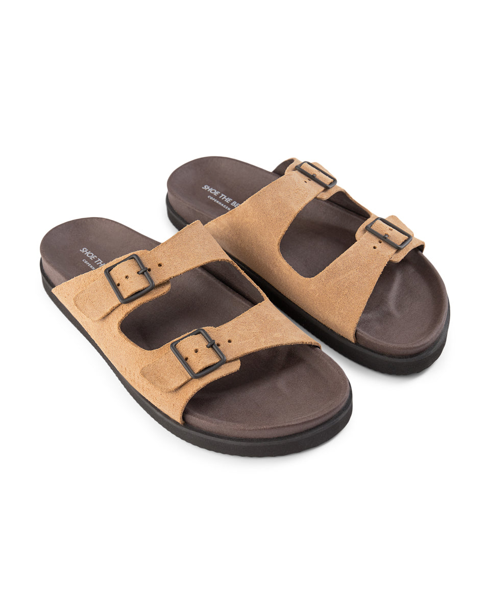 Luma Suede Sandal TAUPE SHOE THE BEAR UK