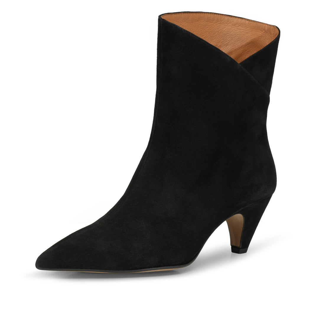 Womens black suede ankle boots uk outlet