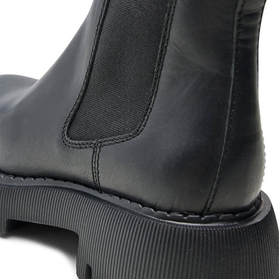 SHOE THE BEAR WOMENS Posey chelsea boot leather Boots 110 BLACK
