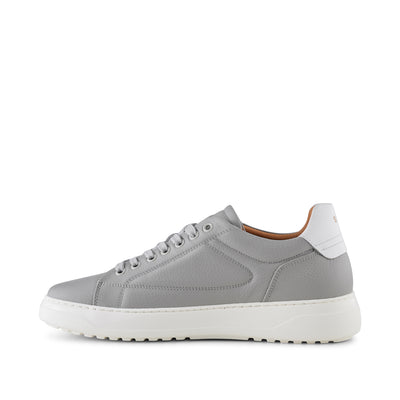 WODEN x STB MENS Rune sneaker leather Sneakers 841 GREY / WHITE