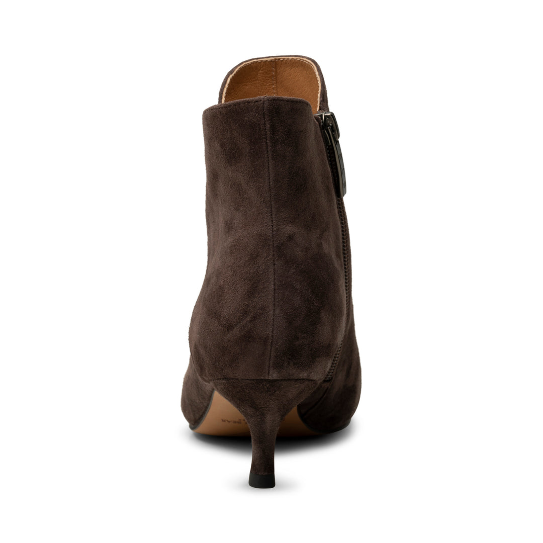 Ladies dark brown suede ankle boots outlet