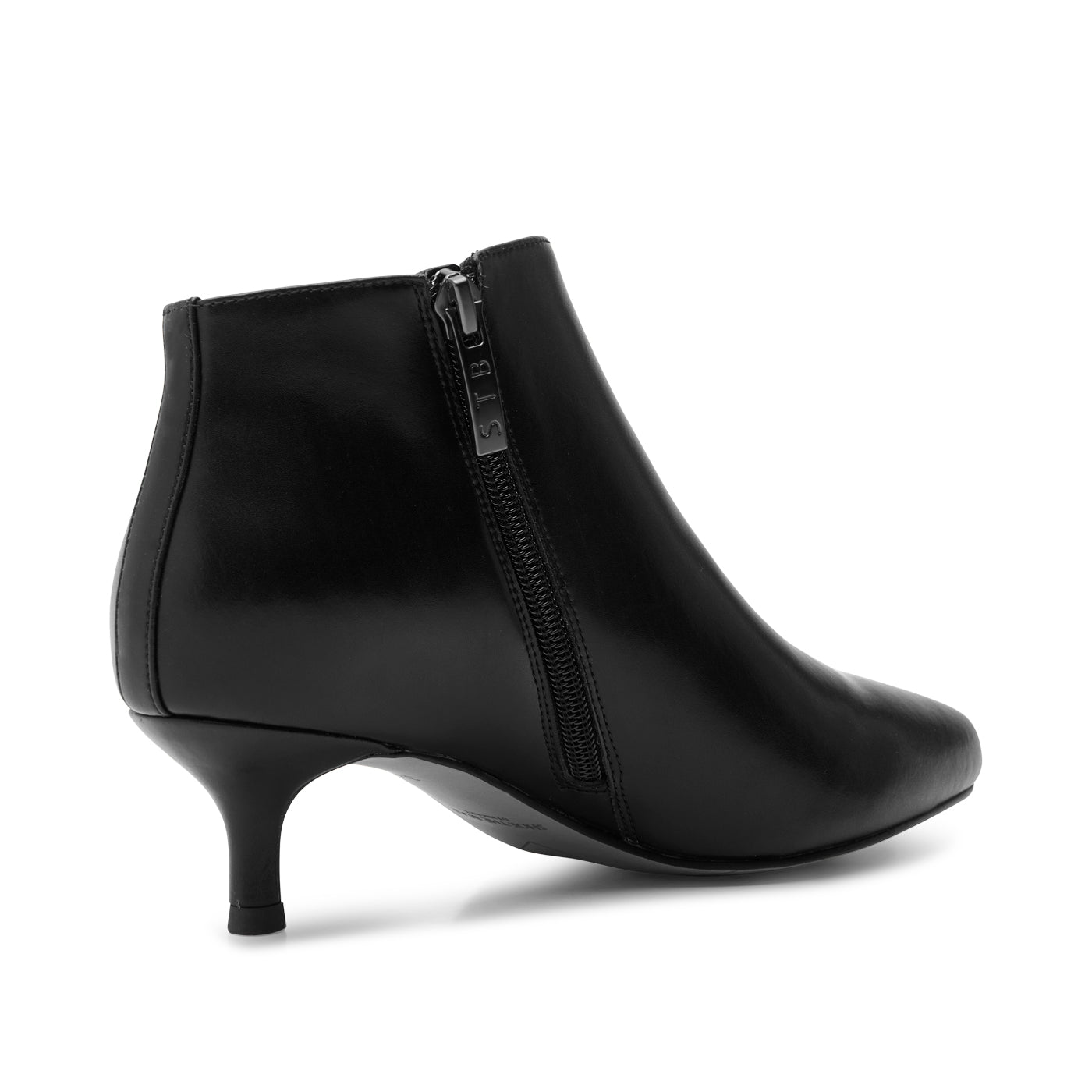 SHOE THE BEAR WOMENS Saga bootie leather Heels 110 BLACK