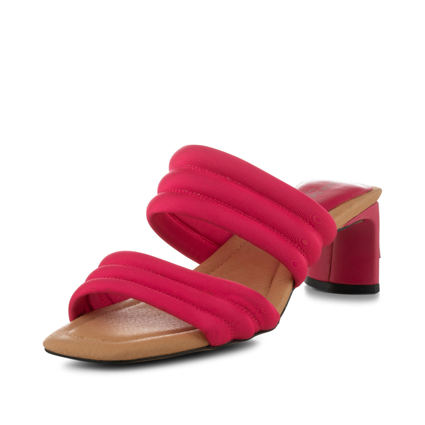 SHOE THE BEAR WOMENS Sylvi heel textile Heel Sandals 868 PINK SATIN