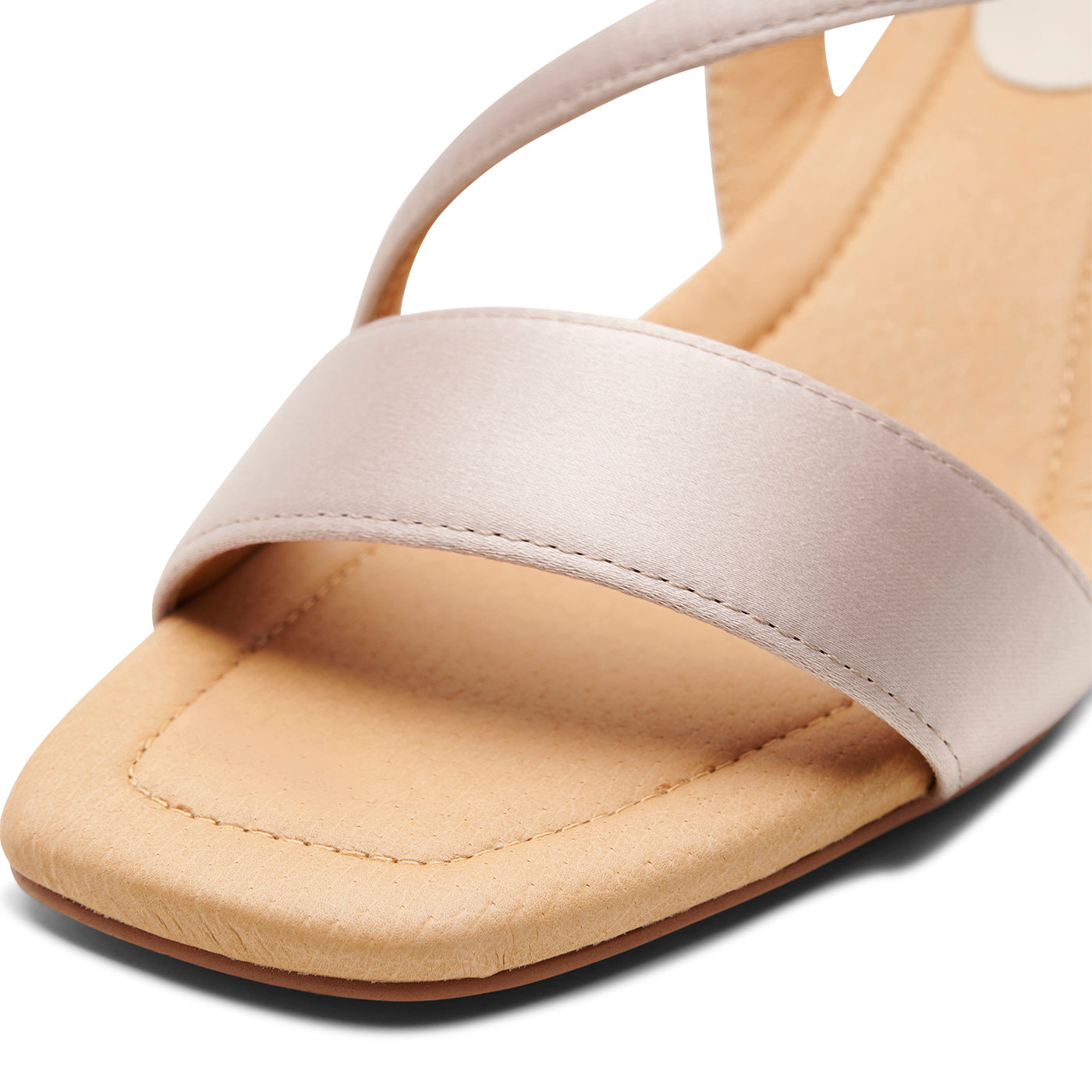 SHOE THE BEAR WOMENS Sylvi sandal satin Heel Sandals 926 OFF WHITE SATIN