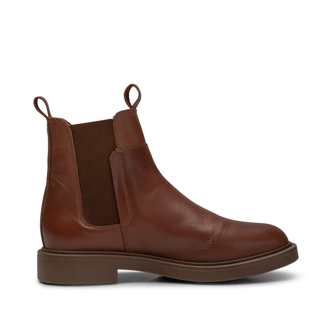 Thyra chelsea boot leather CHESTNUT BROWN SHOE THE BEAR UK