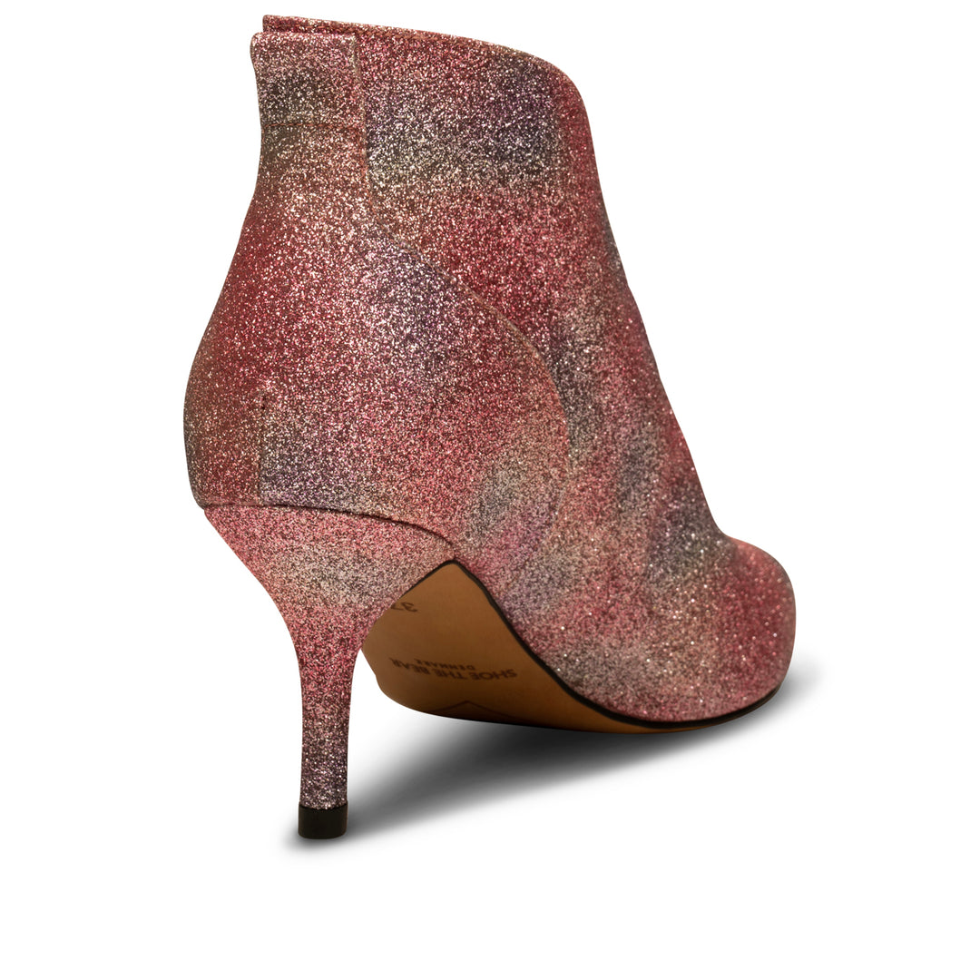 Womens glitter ankle booties online
